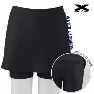 XBLUE 여자 3부 치마바지 워터레깅스 G93183 운동복