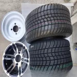 8인치 타이어 골프카트 교체용 바퀴 atv 휠 사륜 스티어링 리어 잔디깎기