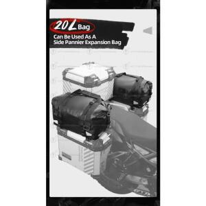 방수 오토바이 롤백 40L 헤비듀티 드라이백 리어 트렁크 마그네틱 오프닝