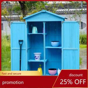 ZML 야외용 원목 수납장 빌라 도구함 방수 보관함