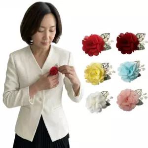 플레르 코사지 멀티핀어버이날 카네이션 꽃장식 집게 브로치핀 투웨이핀