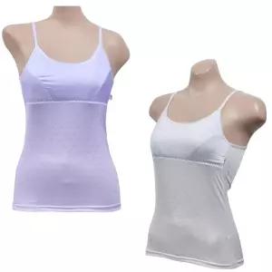 여름용 인견 초등 여아 주니어 끈 런닝 나시 2매 학생