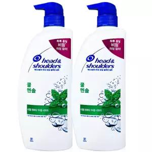 헤드앤숄더 쿨멘솔 샴푸 850ml 2개 가려운두피 딥클린 애플