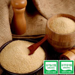 우리존 비정제 유기농 원당 20kg(5kgx4봉) / 정제하지않은 갈색설탕