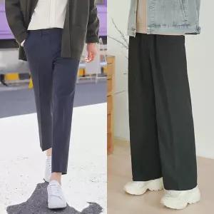 봄신상 남자 팬츠/슬랙스/정장바지 ~40사이즈까지 빅사이즈 와이드 조거 카고 남성 밴딩 밴드 9부