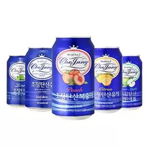 [일화]일화 초정 탄산수 350ml x24캔 (플레인/복숭아/유자/그린애플)