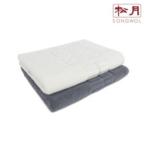 송월타월 격자 욕실 발매트