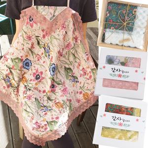 에티켓 앞치마손수건 레이스스카프 무릎덮개 목걸이 식사앞치마