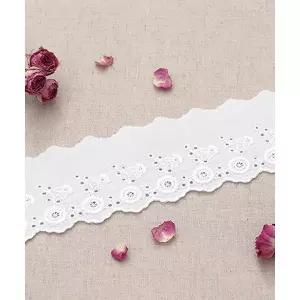 [퀼트스타] 베네치아 면자수레이스_화이트 193 (86049)