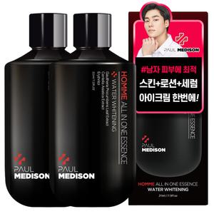 폴메디슨 옴므 워터화이트닝 스킨로션 올인원 에센스, 211ml, 2개