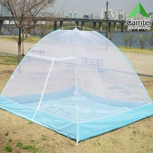캠텔 바닥있는 원터치 모기장/9-10인용 텐트형/야외사용 280X260