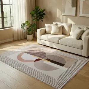 홈메이드 먼지없는 모던 러그 사계절 거실 카페트 단모 대형 42번