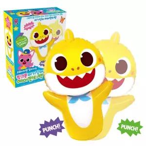 [보리보리/우토 토이즈]아기상어 에어펀치백 중형 유아샌드백 오뚝이 스트레스해소