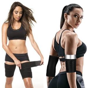 허벅지 팔뚝 날개살 관리 땀복 2p 아대 보호대 압박 벨트 슬리밍 헬스 다이어트 글로벌와이