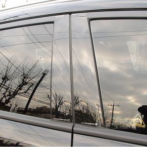 스포티지R B필러 미러플레이트(4p) / 기둥몰딩 고광택 블랙몰딩