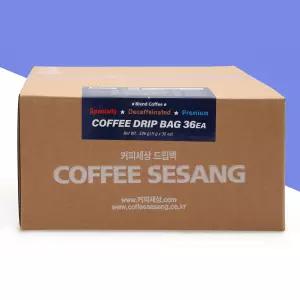 커피세상 데일리 드립백 11g 3종 36개입 스페셜티 디카페인 로얄 블렌드 캠핑커피
