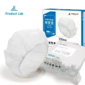 [하프클럽/프로덕트랩]프로덕트랩 헤어캡 100매 라운드캡 몹캡 방수 부직포 위생모