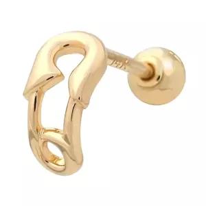 [미니아트]14K 커브 클립 옷핀 심플 골드 금 피어싱 / 이너컨츠 귓바퀴 트라거스 연골 아웃컨츠 귓볼 별존