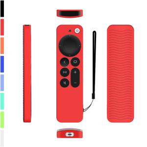 애플 TV 리모컨 컬러 실리콘 커버 스트랩 케이스