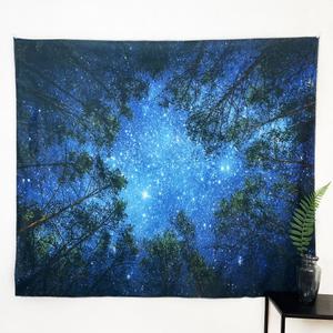 오늘의오브제 패브릭 포스터 04_풍경_05_숲 속의 밤하늘
