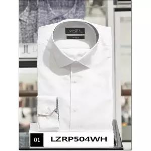[란체티](김해점) 남성 모달 화이트/블루 슬림핏 긴소매 예복셔츠/비즈니스와이셔츠  LZRP504WH 외1종