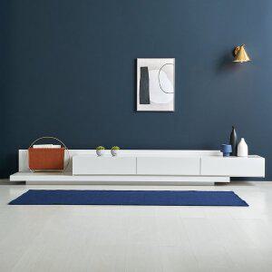 [바로방 가구]셀린 2300 익스텐션 3단 거실장 확장형 낮은 tv장 티비 선반 서랍 장식장