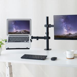 10 15.6 노트북암 거치대 베사브라켓 장착용 간격조절 모니터암 미끄럼방지