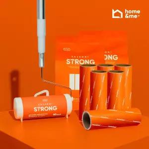 [홈앤미] 스탠드형 긴 돌돌이 밀대 테이프 클리너 롱핸들+리필 7개 외