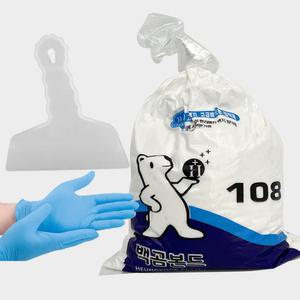 도배본드 800g + 작업용 헤라 + 라텍스 장갑, 간편 시공할때 편해요, 도배용 본, 백곰본드 108, 목공풀