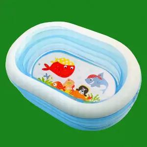 [비투비월드]인텍스 투명 베란다 풀장(163x107x46cm)