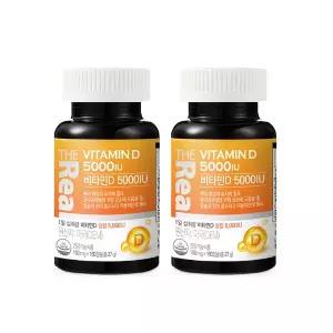 [더리얼] 비타민D 5000IU [150mg x 180캡슐] x 2박스