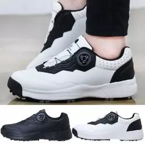 슈즈스마트 남자 골프화 다이얼 스파이크리스 운동화 런닝화 워킹화 스니커즈 신발 FF 615-1