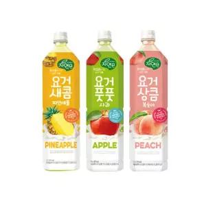 [웅진]자연은요거상큼복숭아1개+새콤파인1개+풋풋사과1개