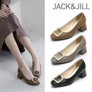 [잭앤질] 골드 스퀘어장식 펌프스 빅사이즈(JC0504)