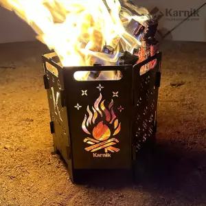 카르닉 국산 조립식 불멍 육각 화로대