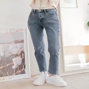 클라이언스/수비진 SP7195 융기모 허리스판 배기팬츠/여성청바지/여성기모청바지