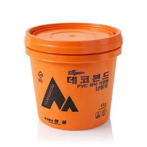 데코본드 난방겸용 데코타일 디럭스타일 PVC타일 접착제 4kg