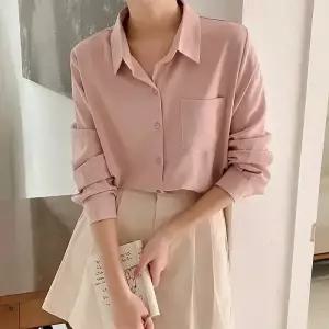 [코코블랑] 링클프리 포켓 긴팔셔츠