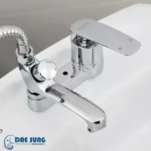 국산 세면대 수전 (DS4600) 대성금속 세면기 샤워 겸용 수도꼭지 2홀 3홀 투홀 세면 4인치 국내산