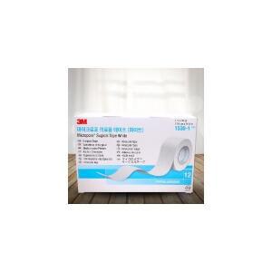 3M 마이크로포 의료용 테이프 화이트 1530-1 1BOX 12개 종이 백색 반창고