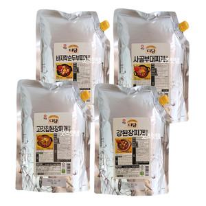 다담 양념장 2kg 모음 강된장 고깃집된장 사골 부대찌개 바지락 순두부 대용량 식당 찌개