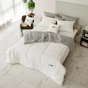 [롯데백화점]닥스 고밀도 심슨 화이트[3온스] 퀼트이불 퀸