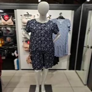 [보디가드][보디가드] 보디가드 네이비 인견 여성파자마세트BGWNZ302 (P002766365)