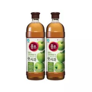 청정원 홍초 풋사과 1.5L x 2개