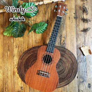 윈디 우쿨렐레 콘서트형 고급형 입문 초보자 프로 어린이 성인 우쿠렐라 wd-uk23