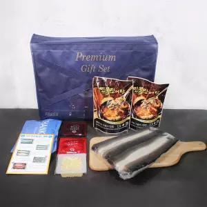 [더이득/2개이상1,000할.인.]심가네 손질장어 선물세트 (손질 1kg+장어탕 2팩)