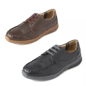 [롯데백화점]엘칸토 논슬립쿠션 남성밴드끈캐주얼화LCMC63U313 블랙/브라운