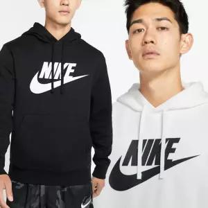 나이키 클럽 그래픽 플리스 기모 후드티 BV2973-010/063/100 블랙 그레이 화이트