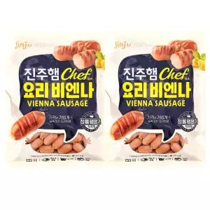 진주햄 쉐프 요리비엔나 소시지 1kgx2개