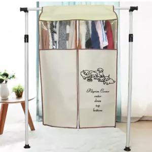 필그림 국산 부직포 빅 드레스 행거커버 옷커버(60cm) - 강아지 디자인